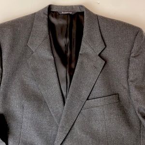 Burberrys’ Wool 2-button Blazer Sport/Suit Jacket